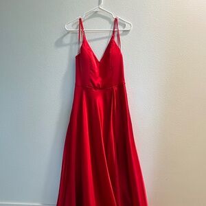 Red prom dress